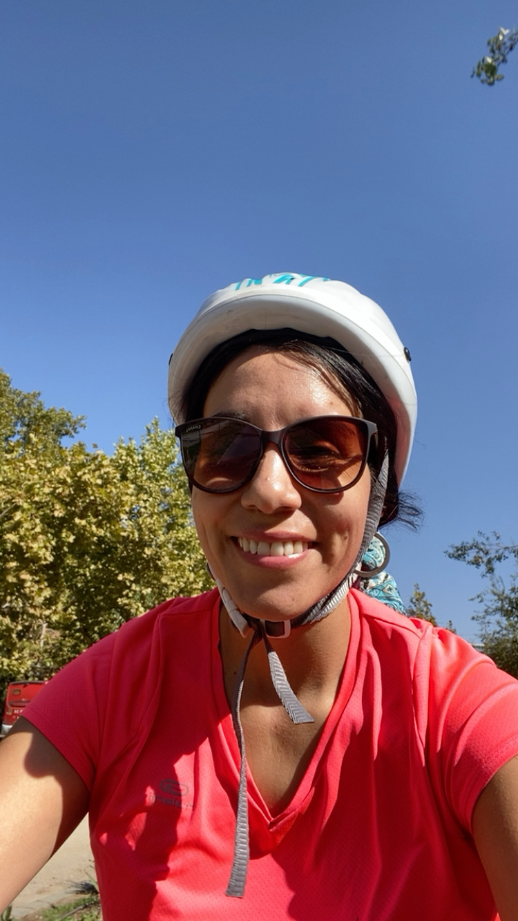 Dra. Katty Huenchullán Muñoz en un momento personal