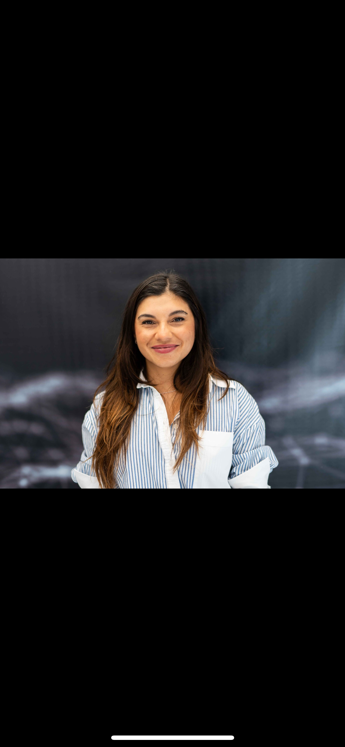 Dra. Francisca Herrera en un momento personal